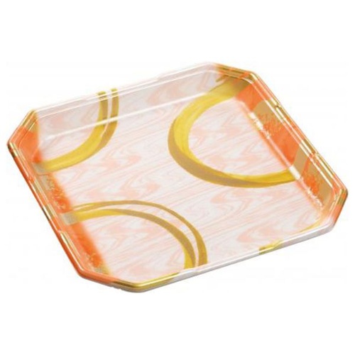 発泡トレー しゃぶしゃぶ5人浅LS 円熟オレンジ エフピコ