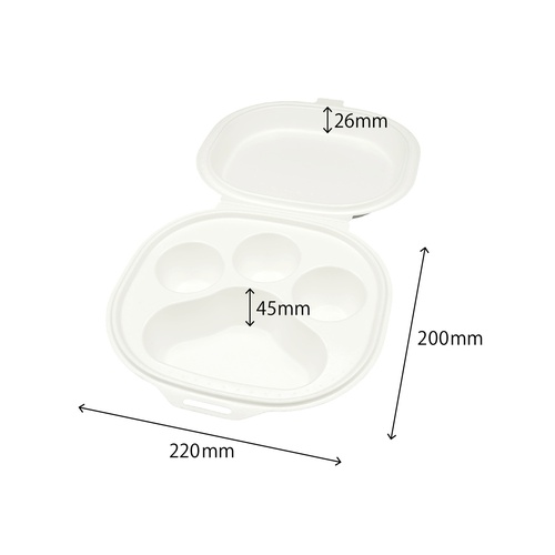弁当容器 NUCO ホワイト 肉球型パッケージ ケーピープラテック