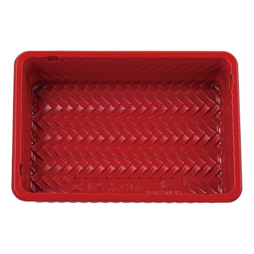 弁当容器 アジロ弁当小 本体：赤黒 タカギ産業