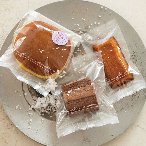 合掌袋 NEWフレンチスイーツパック クリア-4冷凍可(100枚) ヘッズ