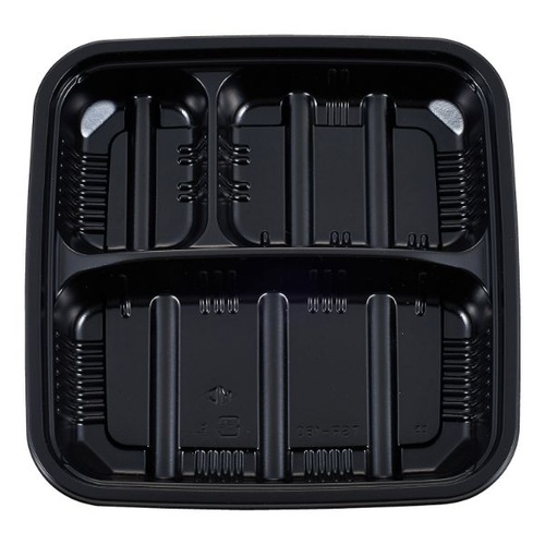 弁当容器 TSR-180 黒 本体 タカギ産業