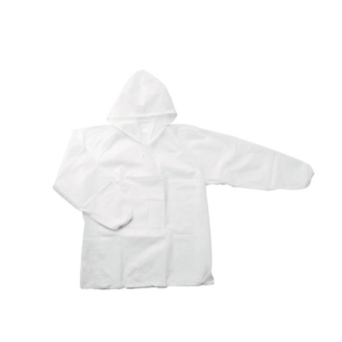 使い捨てエプロン 7018 不織布ヤッケ M 川西工業