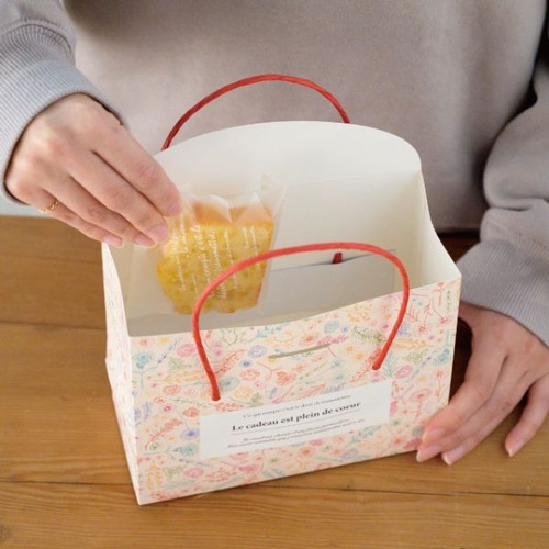 紙手提袋 ラフィネフラップペーパーバッグ-1(20枚) ヘッズ