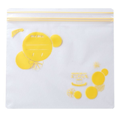 チャック付き袋 ユニパック フリーザーバッグ シトラス M 10枚入 生産日本社