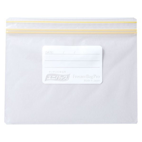 チャック付き袋 ユニパック フリーザーバッグプロ オリジナル S 生産日本社