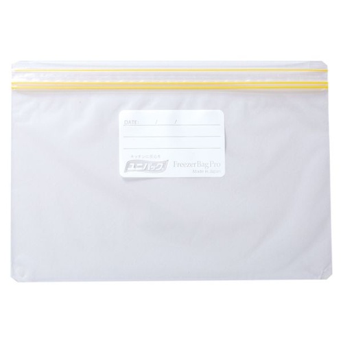 チャック付き袋 ユニパック フリーザーバッグプロ オリジナル L 生産日本社