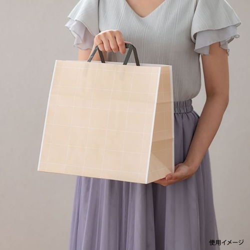 紙手提袋 SSQ-SP シンプルスクエアペーパーバッグ-S 50枚入 ヘッズ
