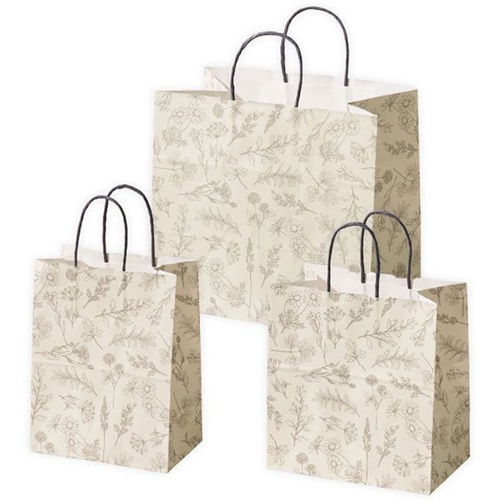 紙手提袋 BEP-1P ベルプランツペーパーバッグ-1 50枚入 ヘッズ