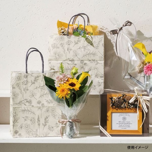 紙手提袋 BEP-3P ベルプランツペーパーバッグ-3 50枚入 ヘッズ