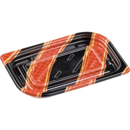 惣菜容器 MFPわかば20-13 波市松赤 エフピコ