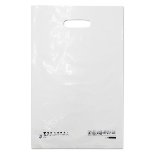 ポリ手提げ サンFバッグ B5 乳白(バイオマス25％) 中川製袋化工