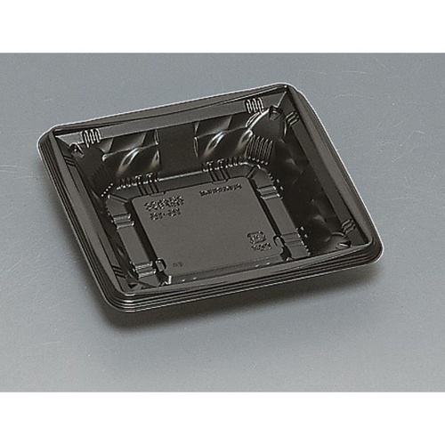 どんぶり容器 福角丼15-15H 黒 福助工業