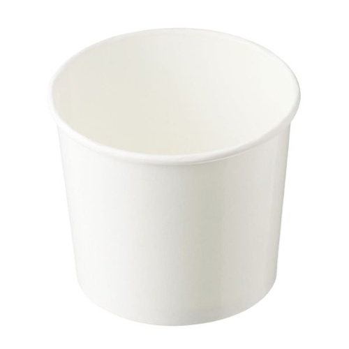 スープカップ KM90-320 本体 白(PP) ケーピープラテック