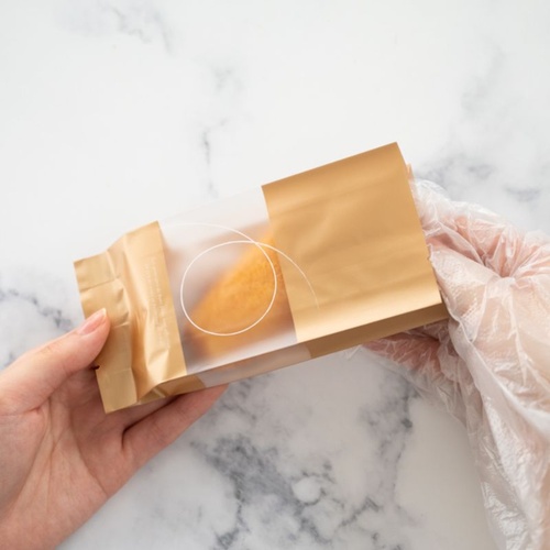 テープ無 OPP袋 モダンスイーツパック(ゴールド) マット-2(100枚) ヘッズ