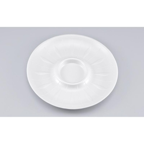 発泡トレー SF丸皿255 無地 シーピー化成