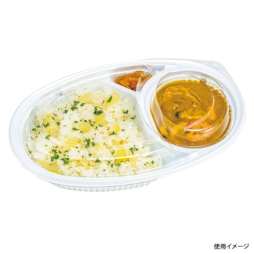 弁当容器 MS-213 白 本体 エフピコチューパ