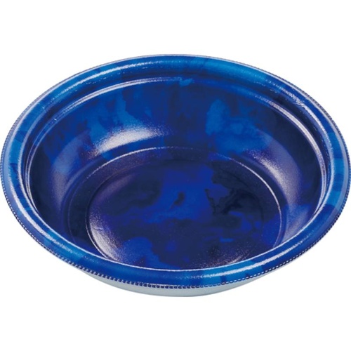 惣菜容器 MFPデリプレ丸17 本体 カフェブルー エフピコ