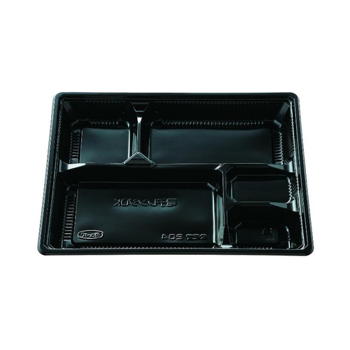 弁当容器 松花堂 204 黒 本体 エフピコチューパ