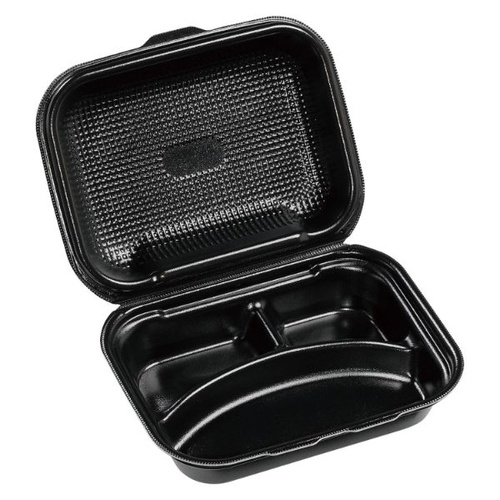 弁当容器 DLVボーノ23-18-1MFP 黒W エフピコ