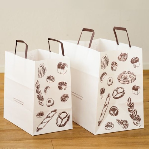 紙手提袋 フレッシュブレッドペーパーバッグ-3(50枚) ヘッズ