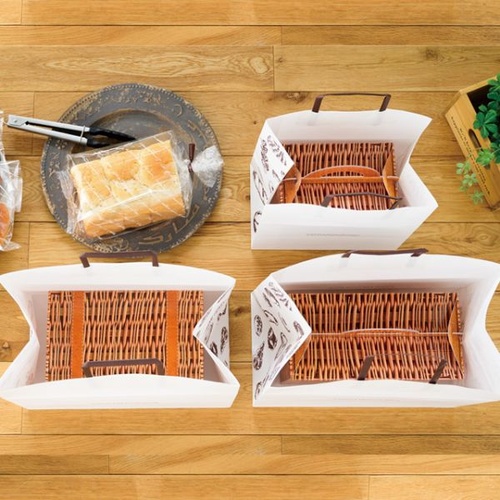 紙手提袋 フレッシュブレッドペーパーバッグ-3(50枚) ヘッズ