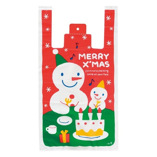 レジ袋 スノーマンレジバッグ-L(100枚) ヘッズ
