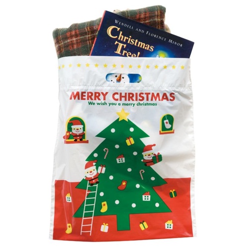 ポリ手提げ ミニサンタPEバッグ-2(50枚) ヘッズ