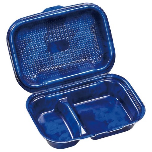 【廃番商品】軽食容器 DLVボーノ23-16-1カフェブルーW エフピコ