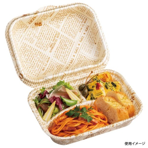 軽食容器 DLVボーノ23-18-1 タイムス茶W エフピコ