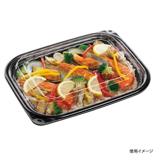 惣菜容器 MFPコンテナ28-21(40) 黒W エフピコ