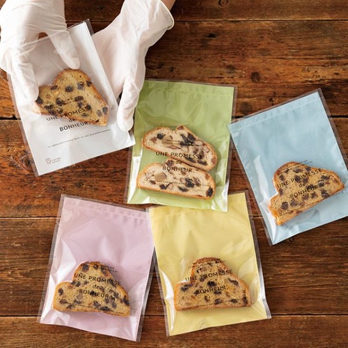 合掌袋 BNR ピンクスイーツパック クリア-13冷凍可(100枚) ヘッズ