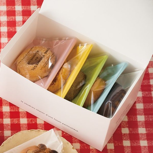 合掌袋 BNR ピンクスイーツパック クリア-13冷凍可(100枚) ヘッズ