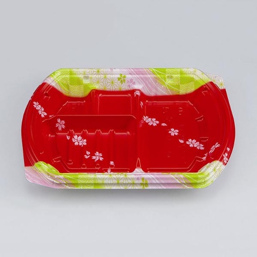 シーピー化成 弁当容器 BFN味音(みおん)23-2 春茜 本体