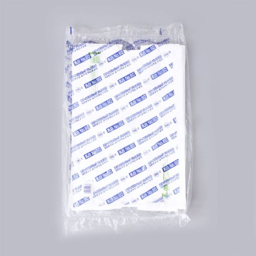 ポリ手提げ ステイブルバッグバイオ25 乳白 No.60 福助工業