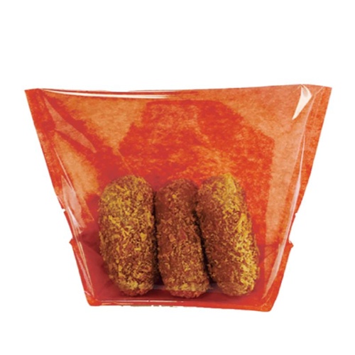 惣菜袋 KBカラフルデリ1 200×160 赤 コバヤシ