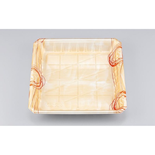 発泡トレー SFニック24-24深 ゆうすい薄橙 シーピー化成