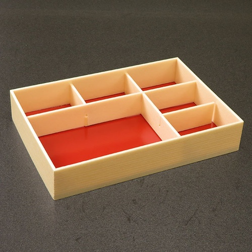 折箱 創作膳 80-55 6C 関東杉 共蓋付 アライ