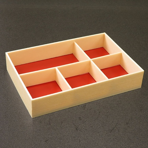 折箱 創作膳 90-60 5C 関東杉 共蓋付 アライ