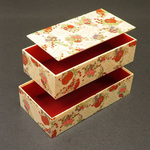 折箱 LB-N2L 長折2段重(大) 鼓 アライ