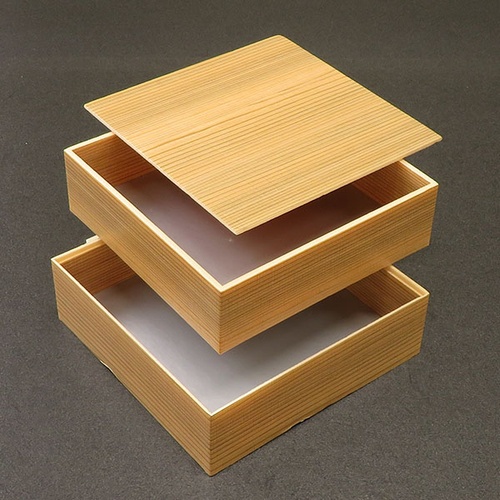 折箱 LB-K2/158 角折2段重(大) 多聞杉 アライ