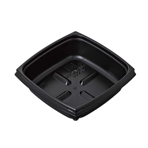 弁当容器 PIC350中皿A黒 北原産業