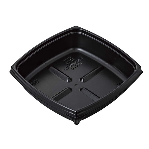 弁当容器 PIC550中皿A黒 北原産業