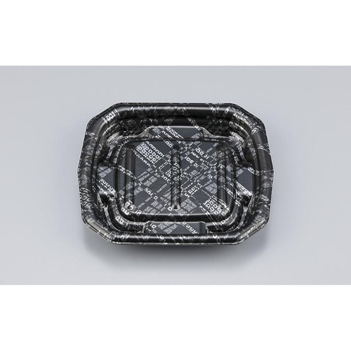 惣菜容器 TNデリカ内15D モダン黒 本体 シーピー化成