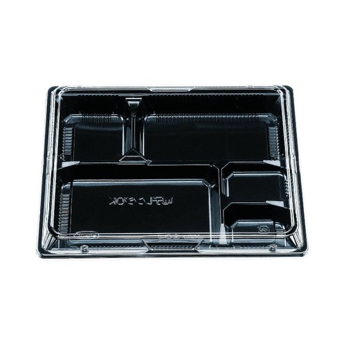 弁当容器 松花堂 204 黒セット エフピコチューパ