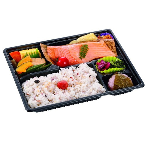 弁当容器 松花堂 204 黒セット エフピコチューパ