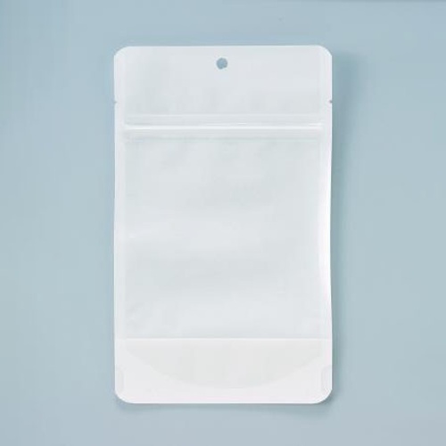 チャック付き袋 CW-3 片面クラフト袋チャック付 白 ベリーパック