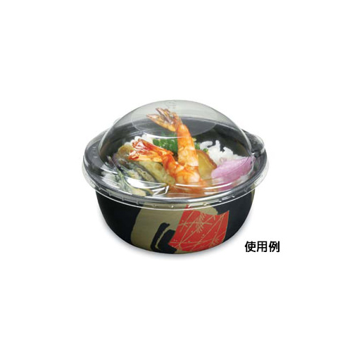 シーピー化成 どんぶり容器 丼115 黒つづみ 本体 発泡