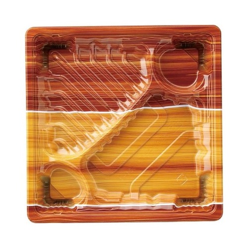 弁当容器 MSDアコード21-21-1もえぎ茶 エフピコ