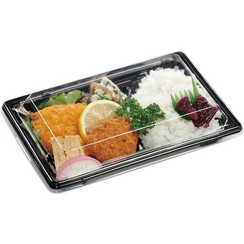 弁当容器 MSDアコード23-15-2黒 エフピコ