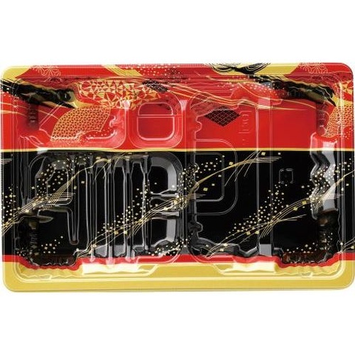 弁当容器 MSDアコード23-15-3万彩赤 エフピコ